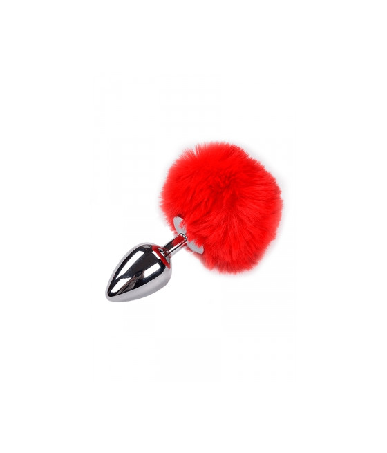 Plug métal Fluffy L rouge - Alive