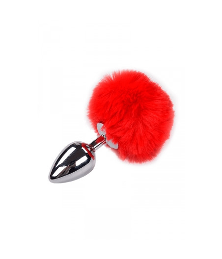 Plug métal Fluffy L rouge - Alive