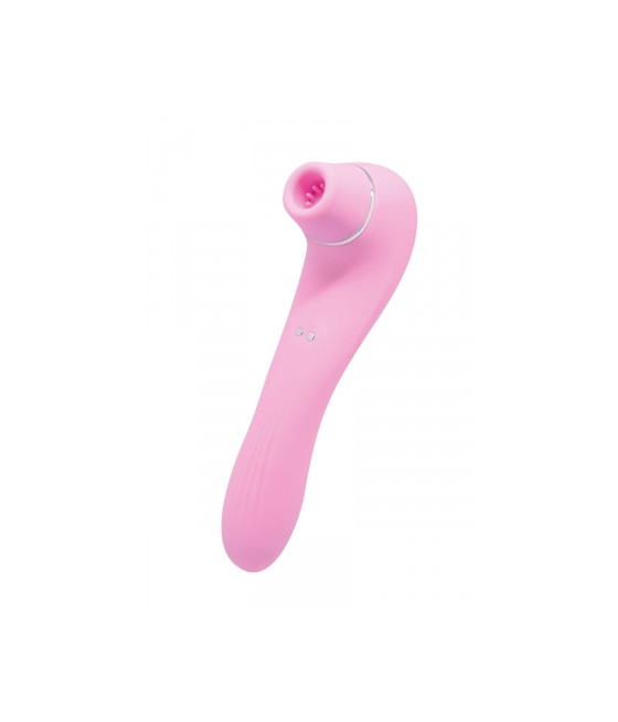 Stimulateur clitoridien Smooch rose - Wooomy