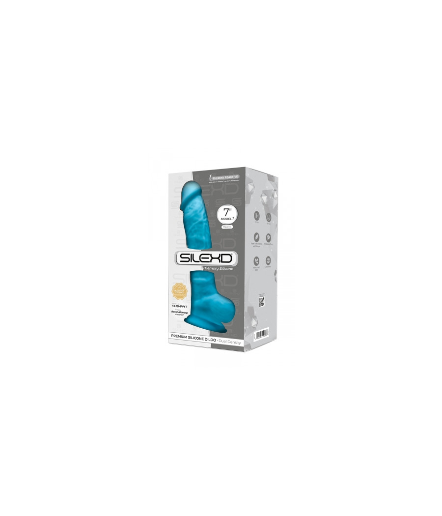 Gode The Original Model 1 bleu 17,5cm - SilexD