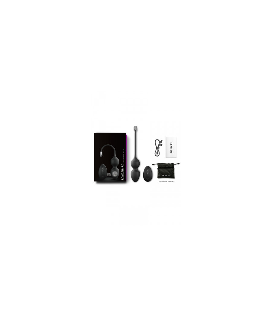 Love balls télécommandées noires - Dorcel