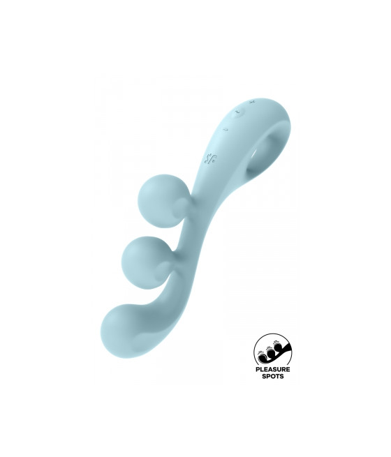 Multi-vibromasseur Tri Ball 2 bleu - Satisfyer