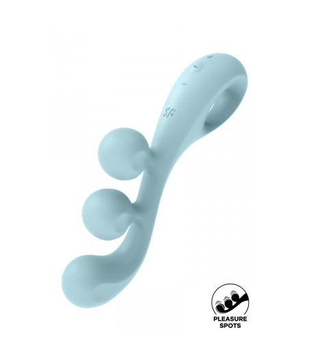 Multi-vibromasseur Tri Ball 2 bleu - Satisfyer