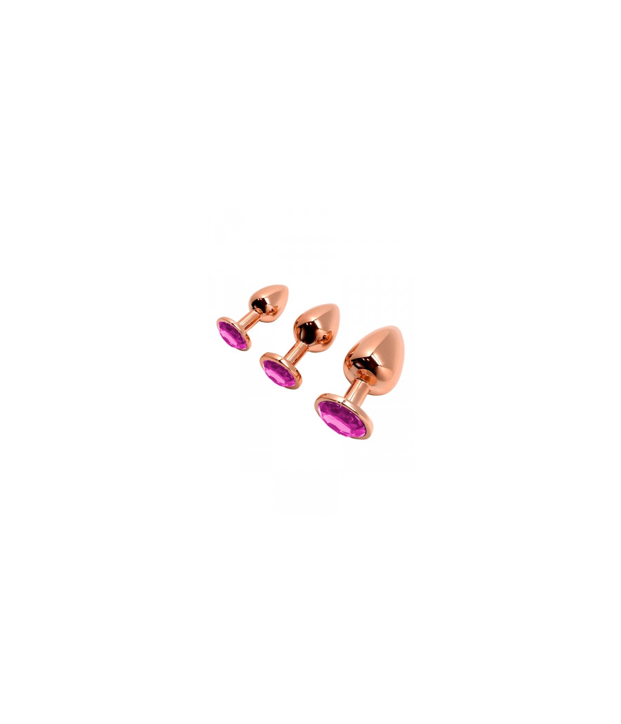 Plug bijou Tralalo rose L - Wooomy
