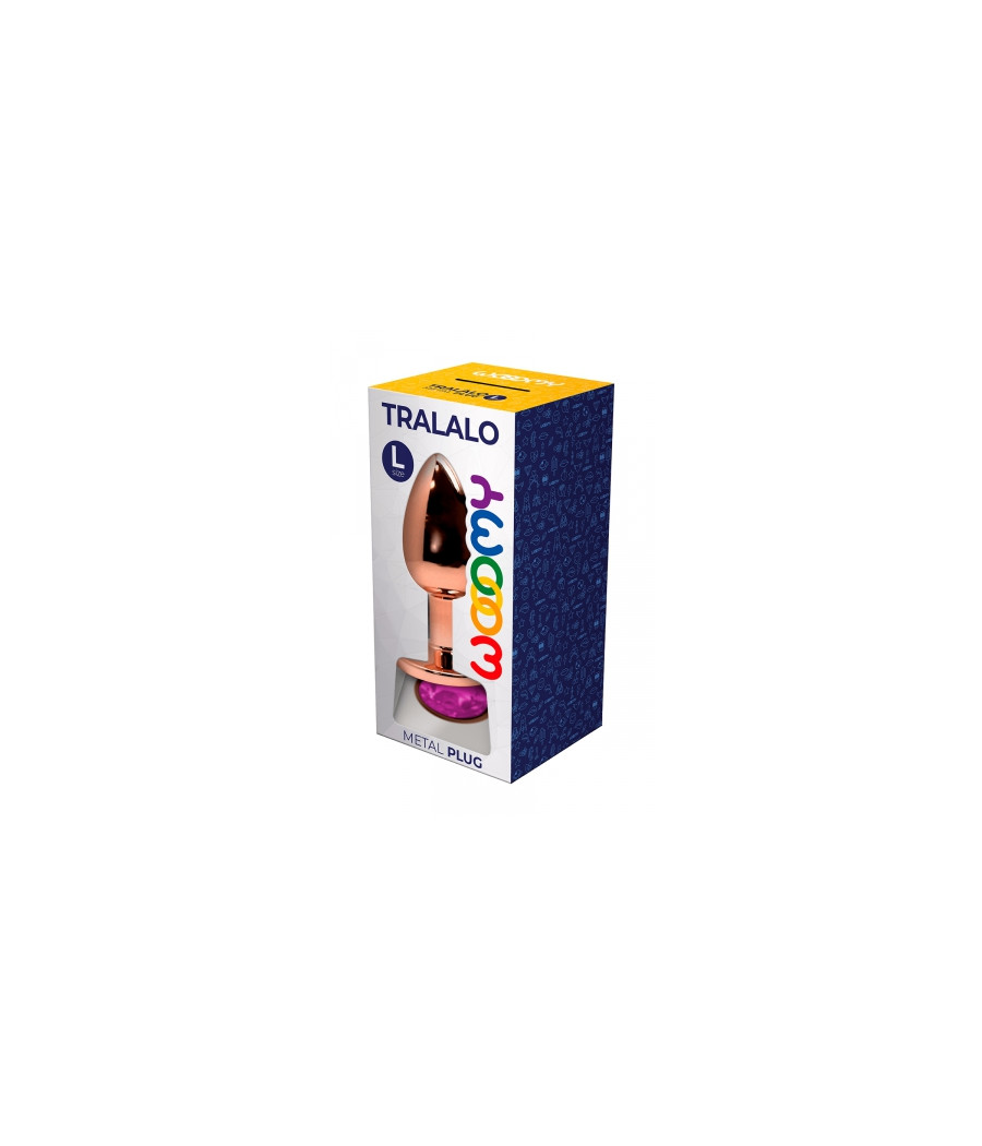 Plug bijou Tralalo rose L - Wooomy
