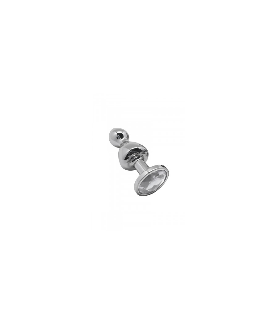 Plug bijou Lollypop transparent S - Wooomy Plug bijou Lollypop transparent S - Wooomy
