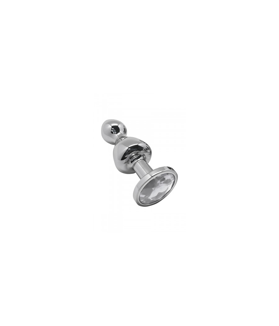 Plug bijou Lollypop transparent L - Wooomy Plug bijou Lollypop transparent L - Wooomy