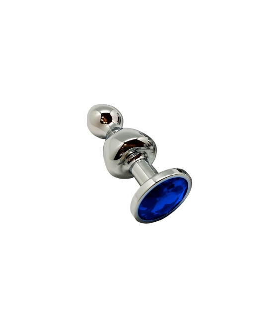 Plug bijou Lollypop bleu S - Wooomy