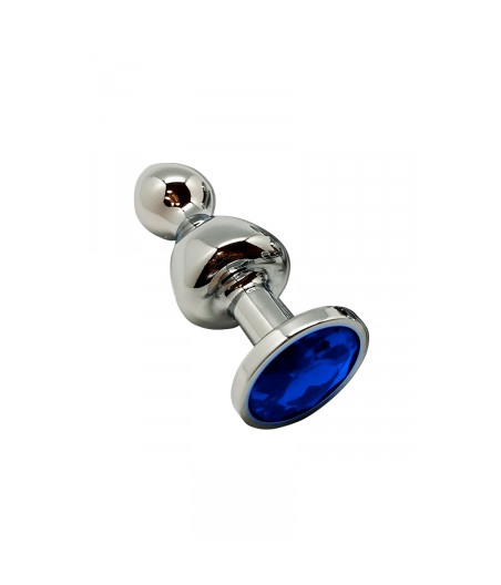 Plug bijou Lollypop bleu S - Wooomy