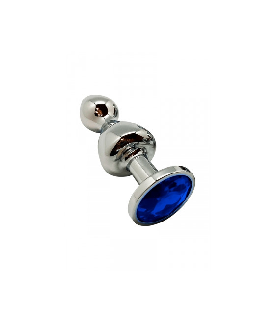 Plug bijou Lollypop bleu M - Wooomy