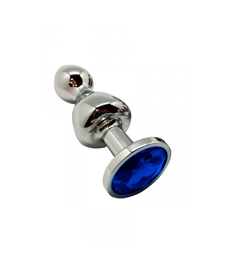 Plug bijou Lollypop bleu M - Wooomy