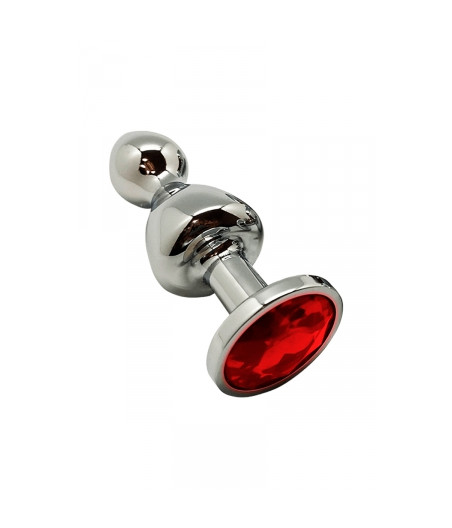 Plug bijou Lollypop rouge M - Wooomy