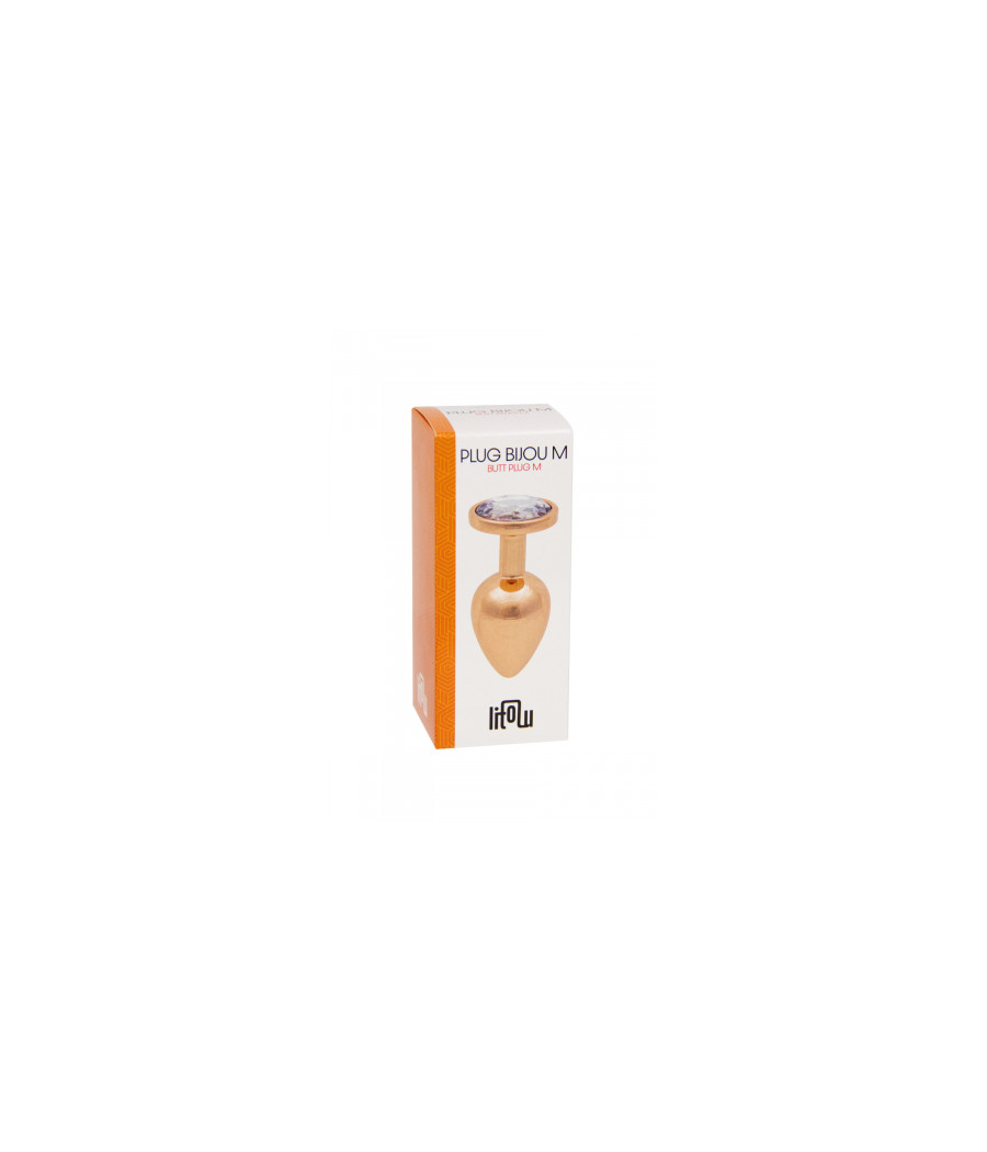 Plug bijou rose gold M - Litolu