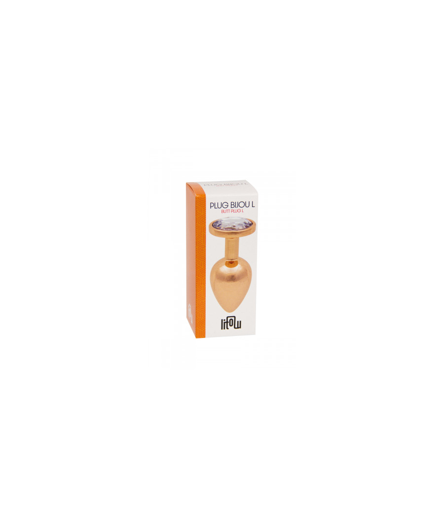 Plug bijou rose gold L - Litolu