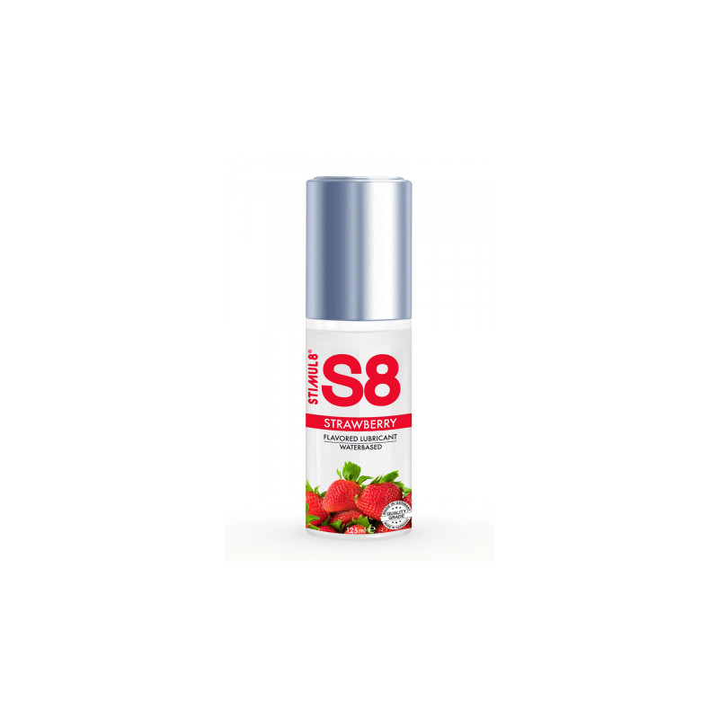 Lubrifiant S8 parfumÃ© fraise 125ml