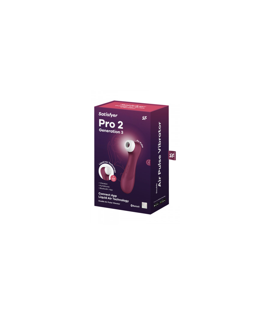 Stimulateur Pro 2 Generation 3 connecté bordeaux