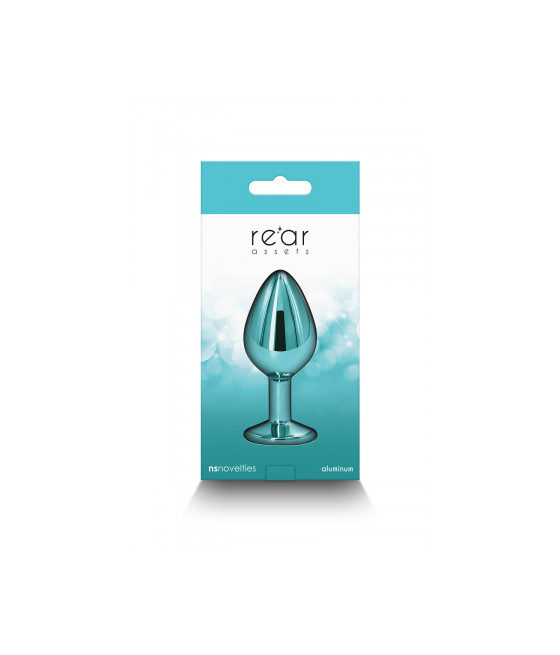 Plug bijou aluminium chromé vert M