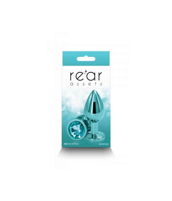 Plug bijou aluminium chromé vert M