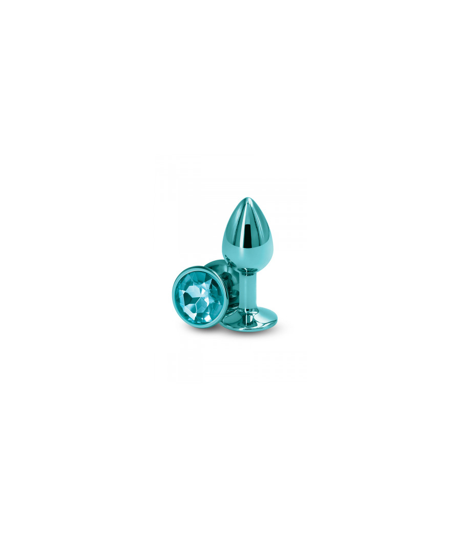 Plug bijou aluminium chromé vert S Plug bijou aluminium chromé vert S