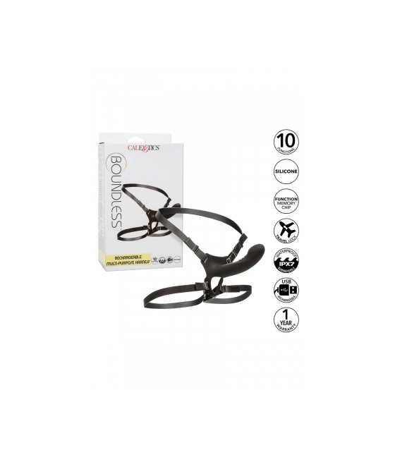 Gode ceinture vibrant Boundless Rechargeable Harness