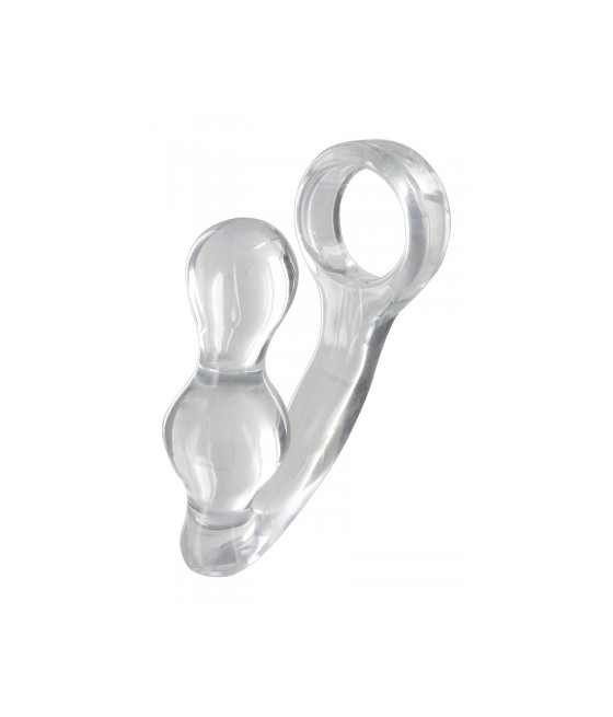 Stimulateur de prostate et cockring transparent