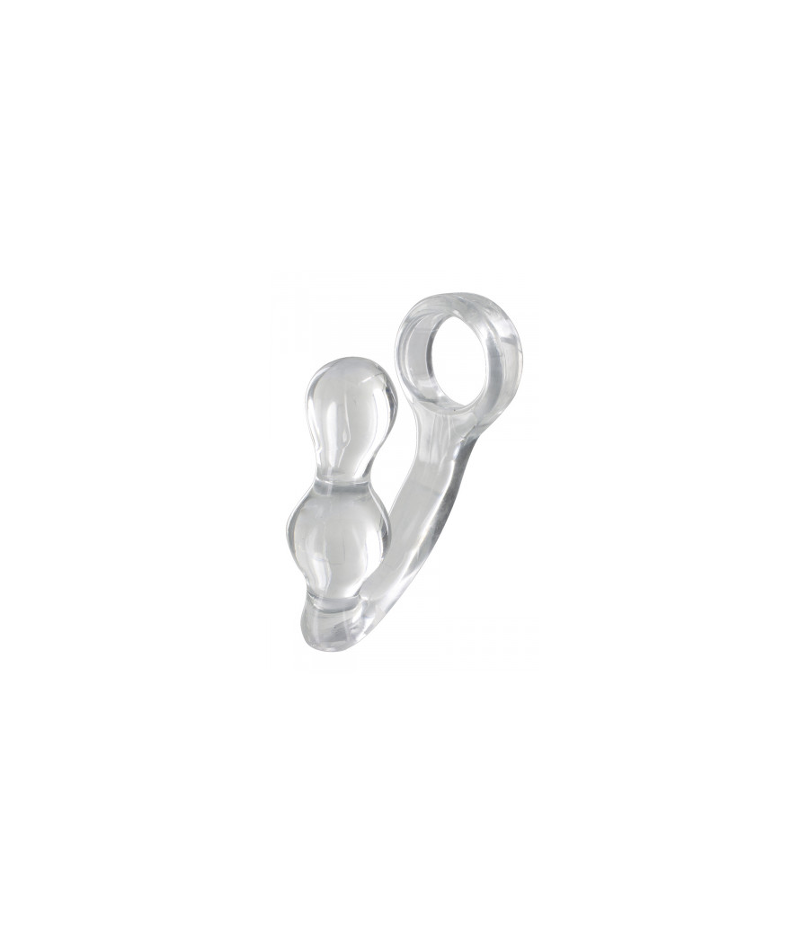 Stimulateur de prostate et cockring transparent Stimulateur de prostate et cockring transparent