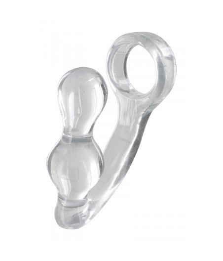 Stimulateur de prostate et cockring transparent