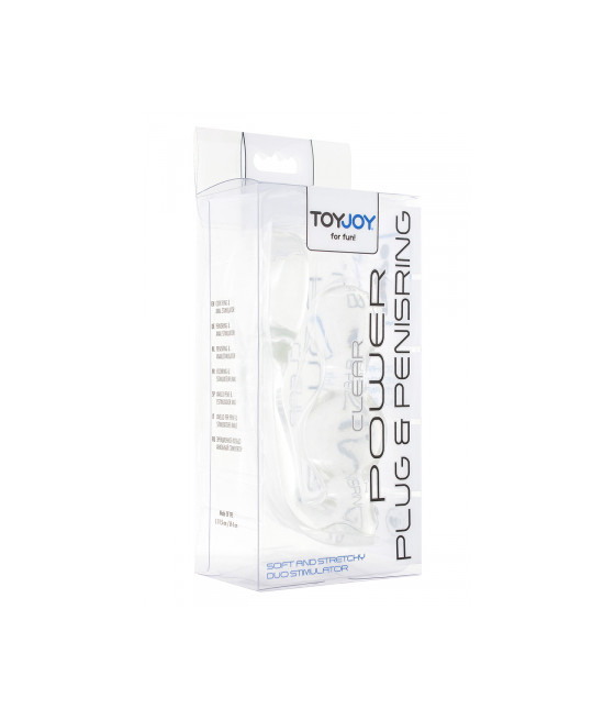 Stimulateur de prostate et cockring transparent