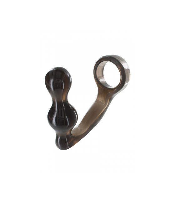 Stimulateur de prostate et cockring gris