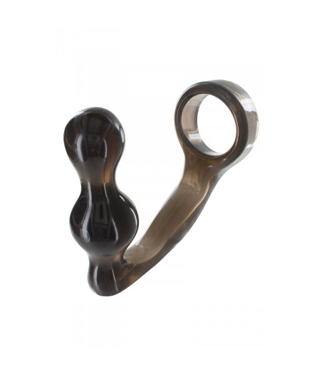 Stimulateur de prostate et cockring gris