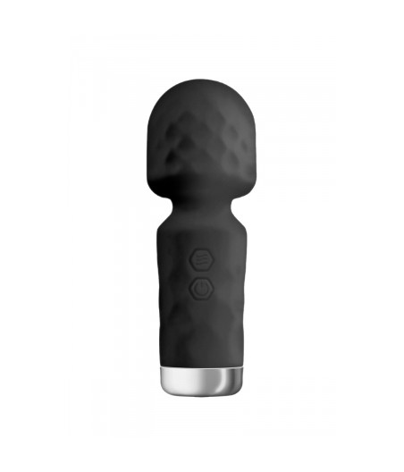 Mini vibromasseur King Wand noir