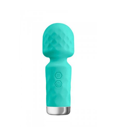 Mini vibromasseur King Wand vert