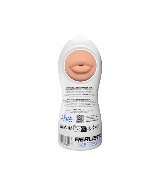 Masturbateur Maxi Flex Oral Experience - Alive