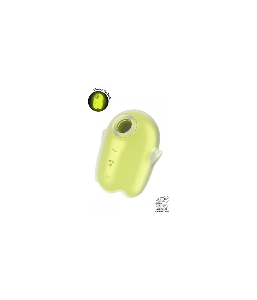 Stimulateur sans contact et vibrant Glowing Ghost yellow - Satisfyer Stimulateur sans contact et vibrant Glowing Ghost yellow - Satisfyer