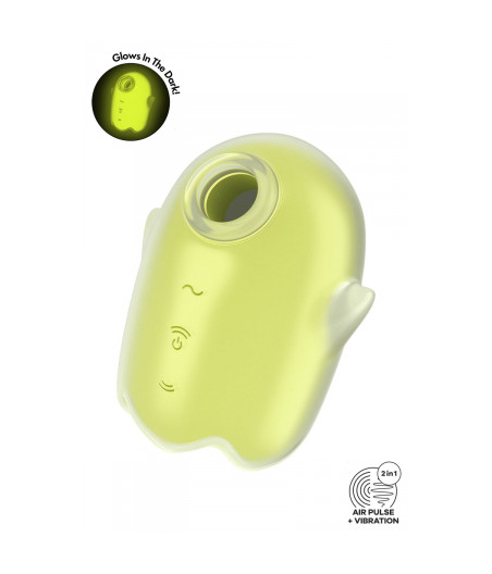 Stimulateur sans contact et vibrant Glowing Ghost yellow - Satisfyer