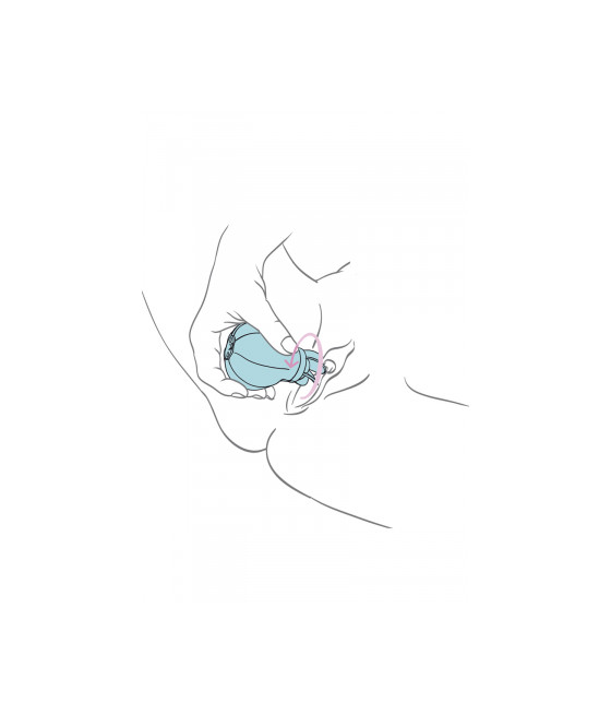 Stimulateur de clitoris Caress bleu - Adrien Lastic