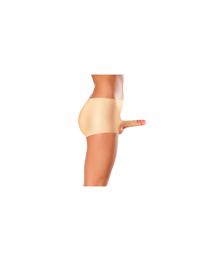 Culotte avec gode réaliste plein