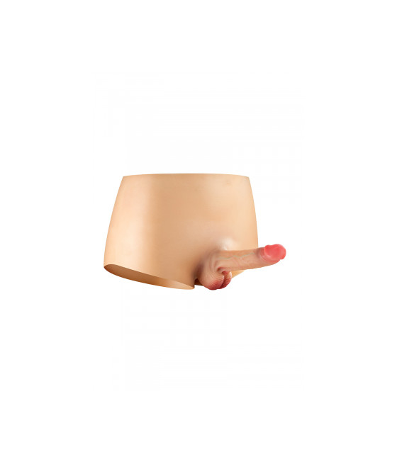 Culotte avec gode réaliste creux