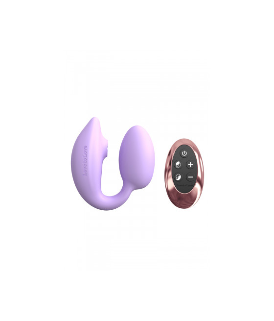 Double stimulateur Wonderlover mauve - Love to Love