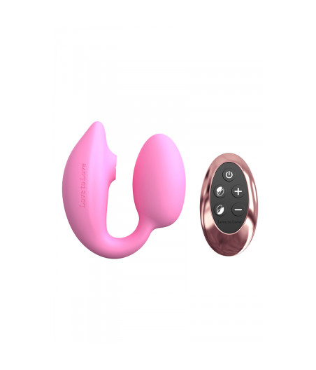 Double stimulateur Wonderlover rose - Love to Love