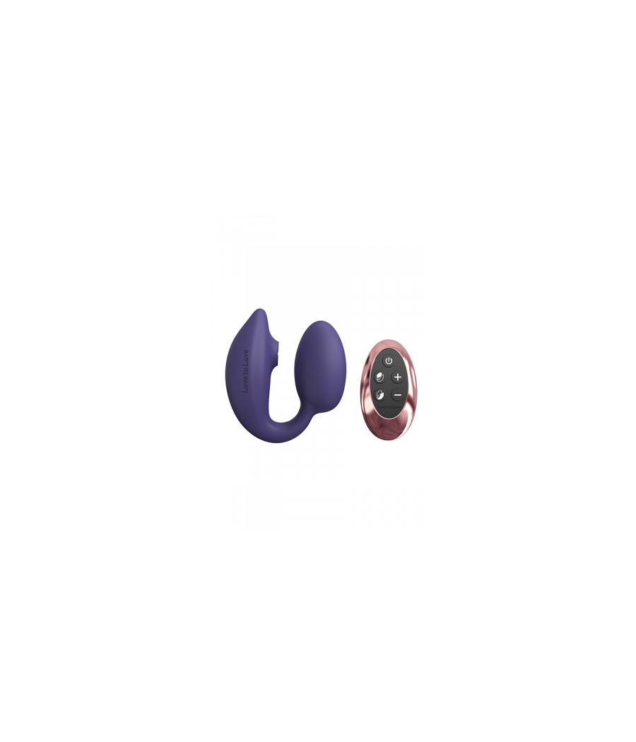 Double stimulateur Wonderlover violet - Love to Love