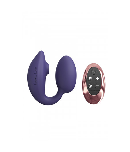 Double stimulateur Wonderlover violet - Love to Love