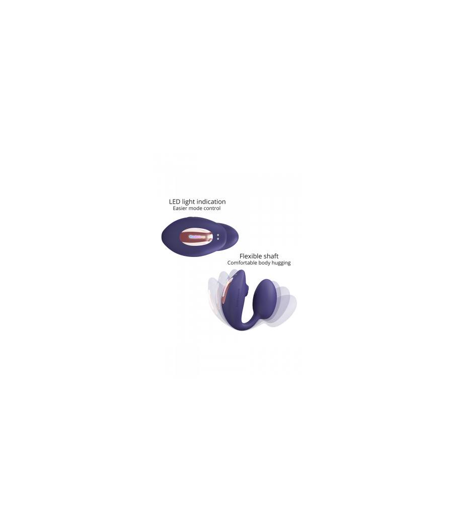 Double stimulateur Wonderlover violet - Love to Love