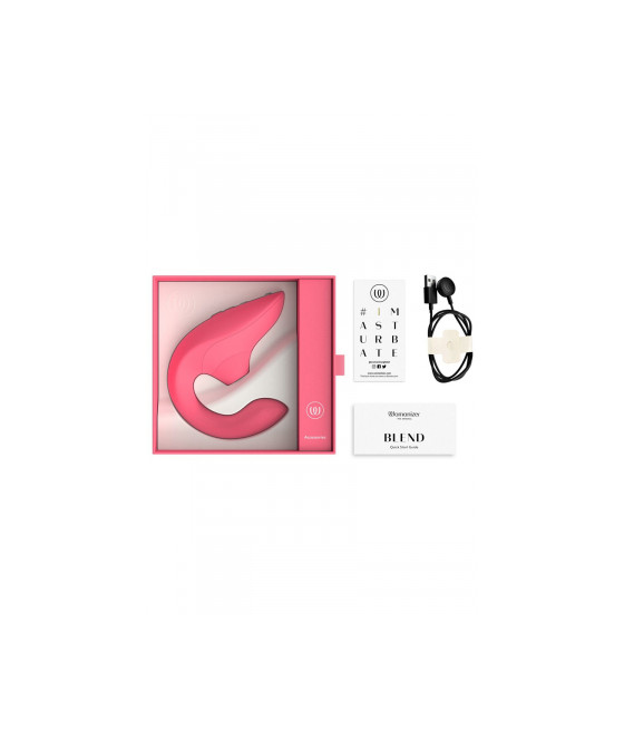 Double stimulateur Womanizer Blend rose éclatant