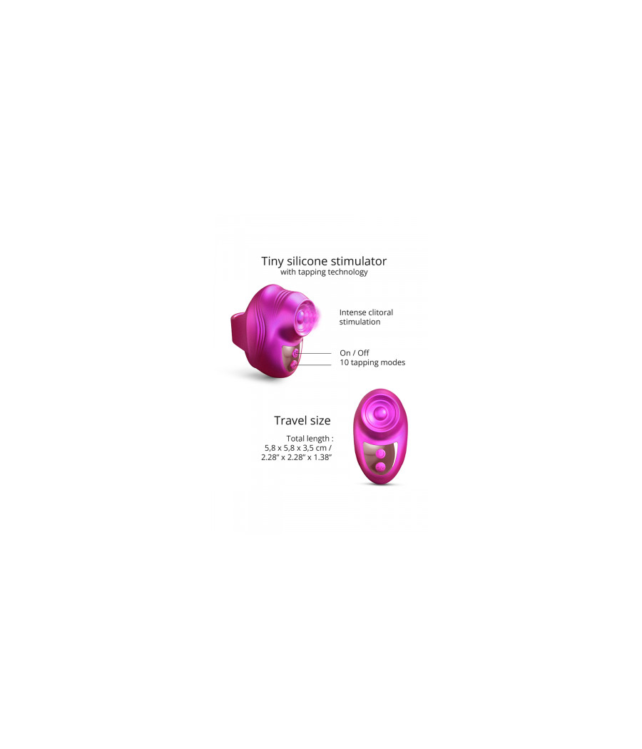 Stimulateur clitoridien Kisscool fuchsia - Love to Love