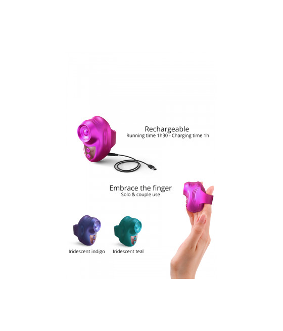 Stimulateur clitoridien Kisscool fuchsia - Love to Love
