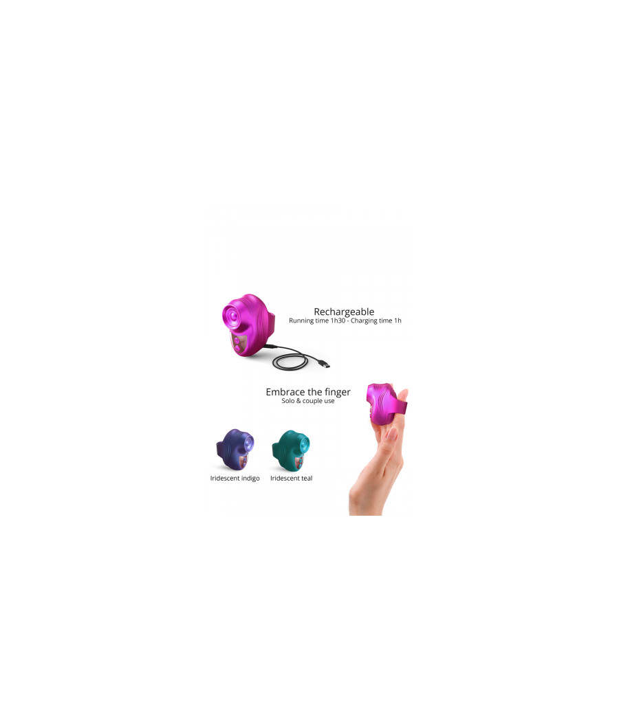 Stimulateur clitoridien Kisscool fuchsia - Love to Love