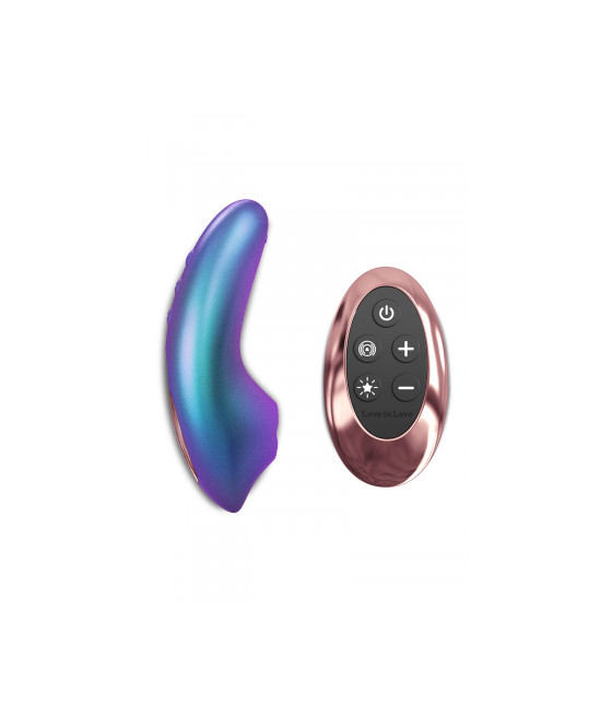 Masseur clitoridien télécommandé Dreamer Iridescent Turquoise - Love to Love