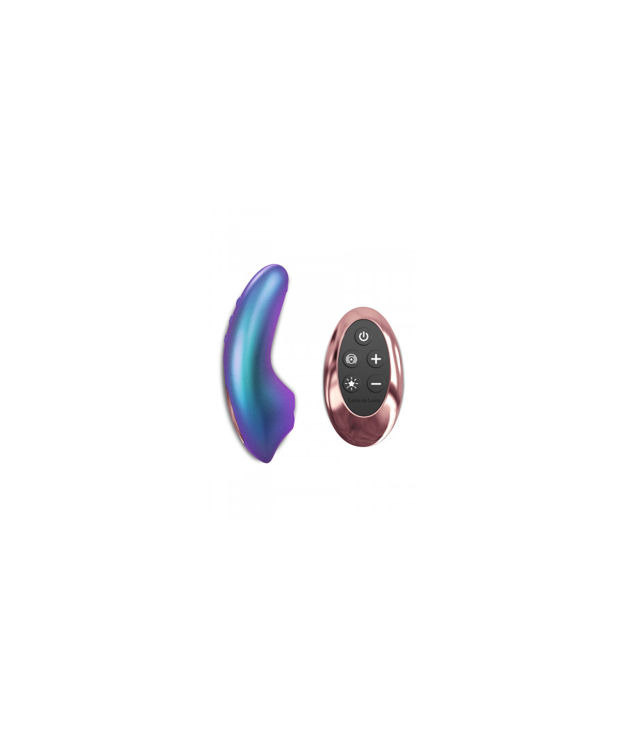 Masseur clitoridien télécommandé Dreamer Iridescent Turquoise - Love to Love Masseur clitoridien télécommandé Dreamer Iridescent Turquoise - Love to Love