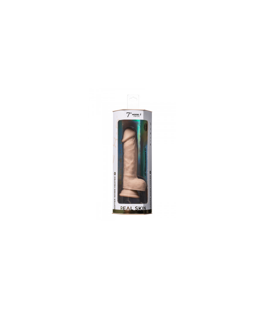 Gode Real Skin Model 1 flesh 17,8 cm - SilexD